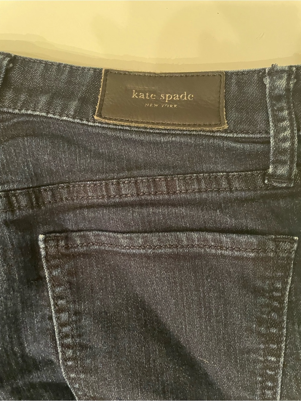 kate spade Women's Skinny Dark Blue Jeans - Picture 5 of 5